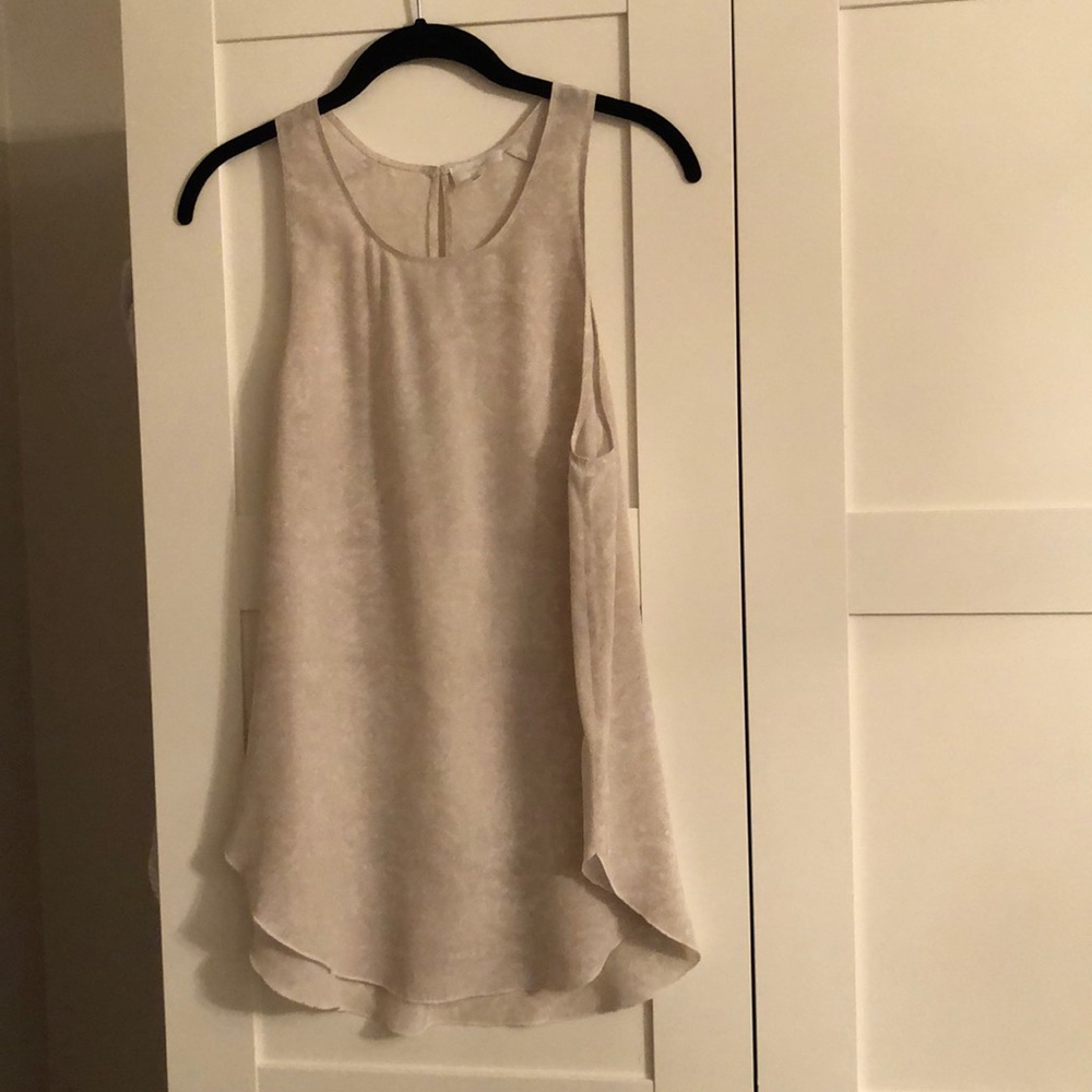 Wilfred M silk sleeveless top Aritzia